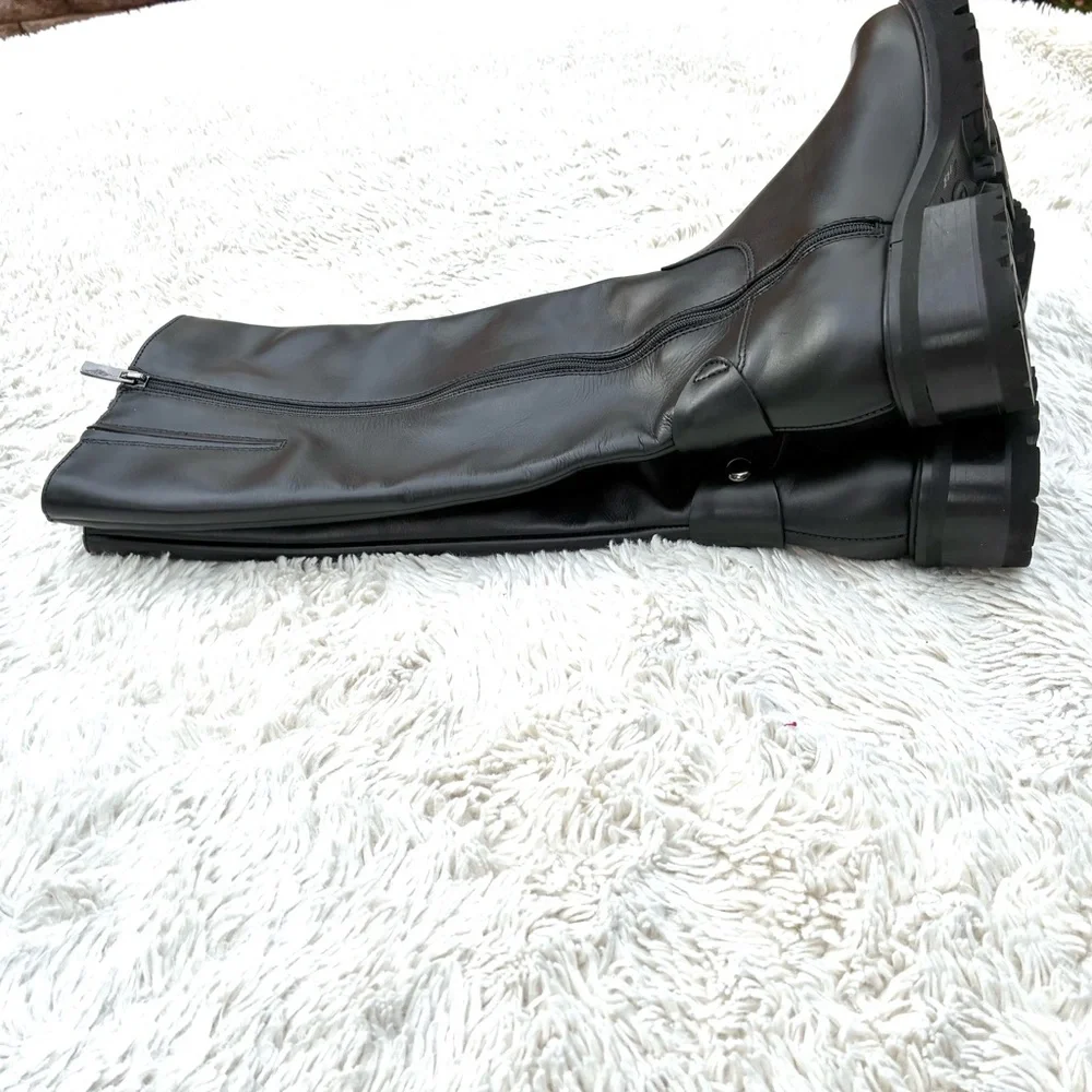 La Canadienne NWOT Cava Waterproof Black Leather Boots Sz 6.5 - Picture 10 of 11